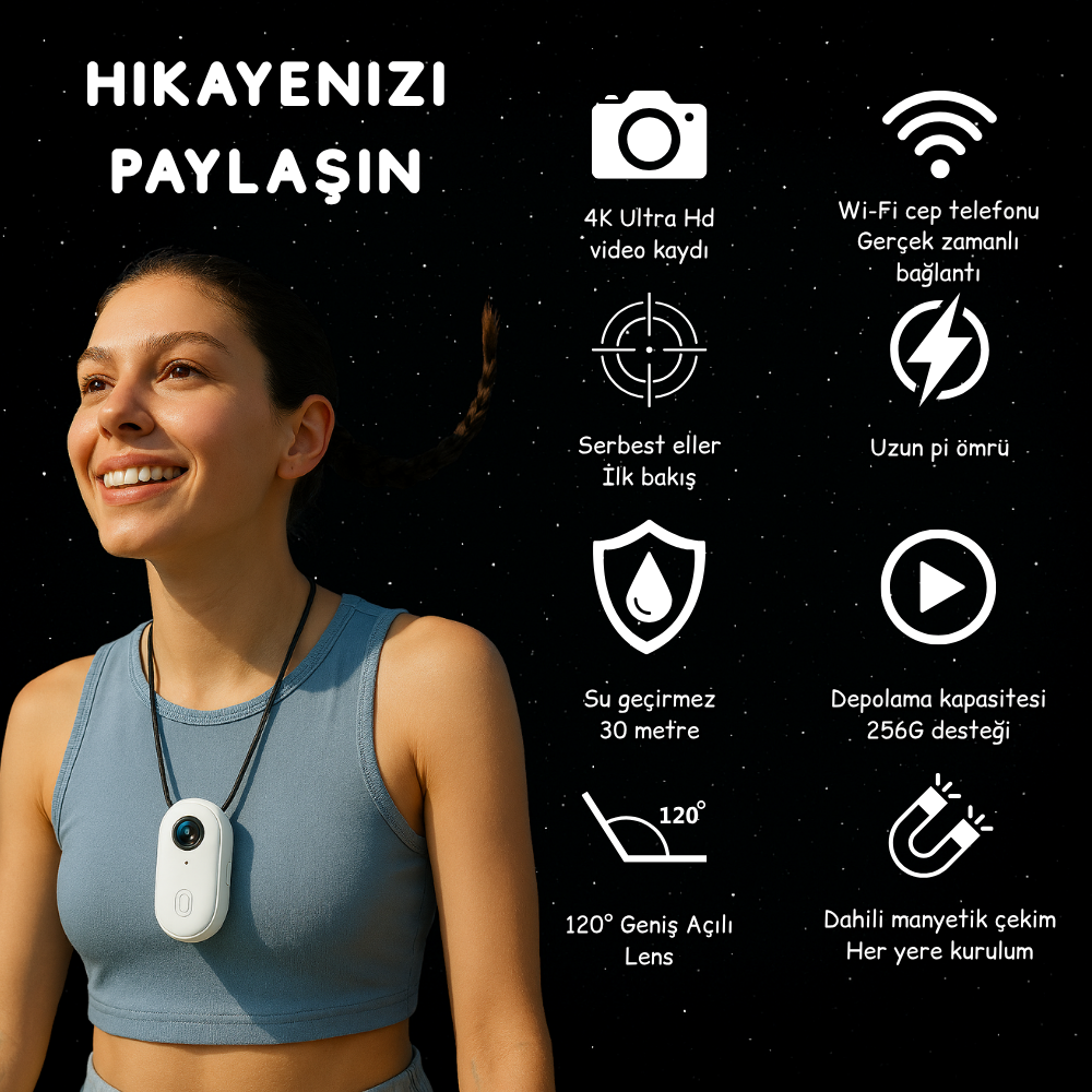 MoveCam™ Aksiyon Kamera