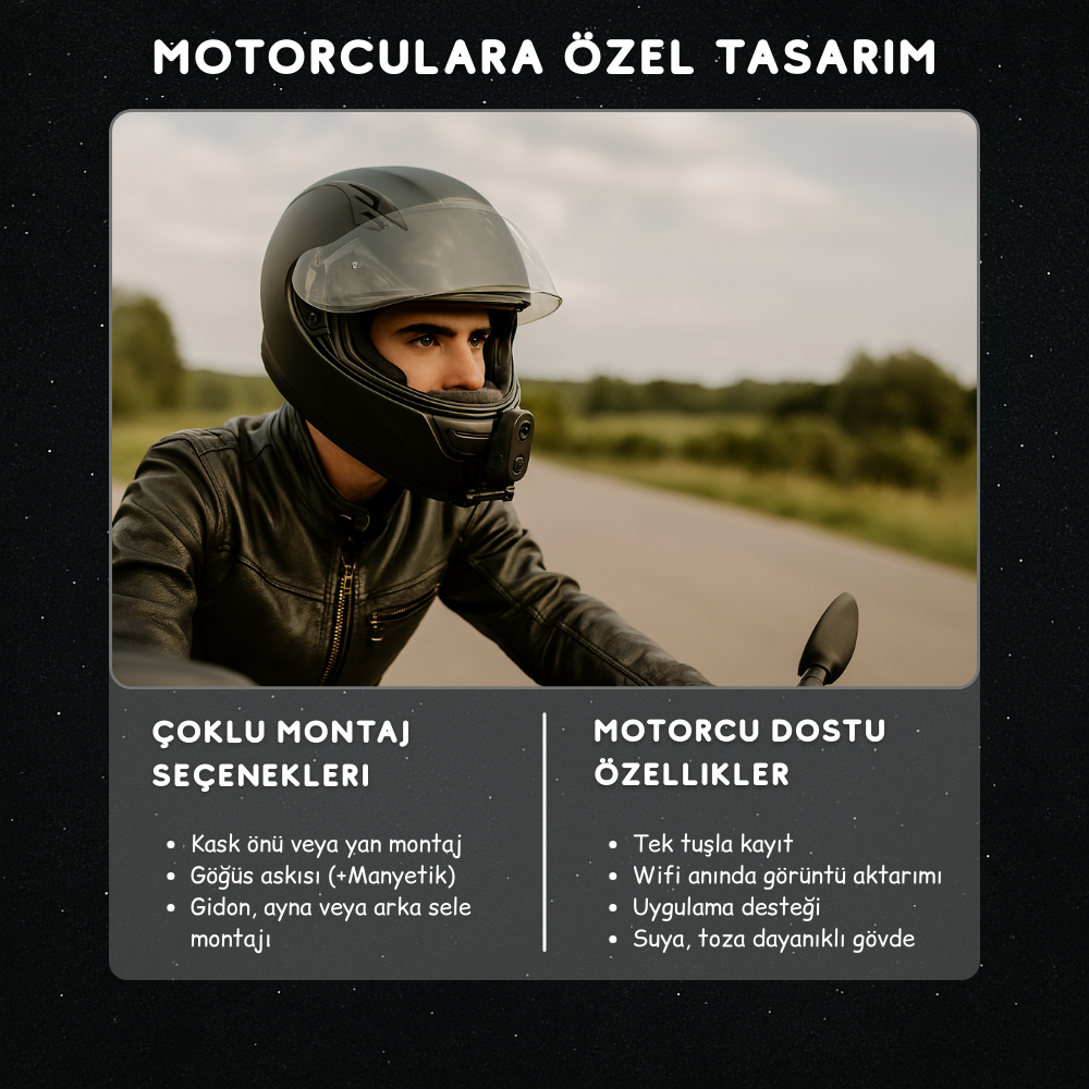 MoveCam™ Aksiyon Kamera